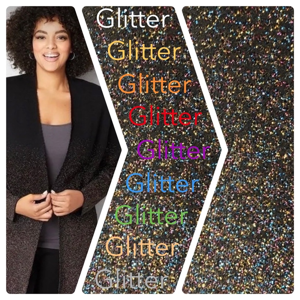 Avenue Lurex ✨ Sparkle ✨ Cardigan Long Black ✨